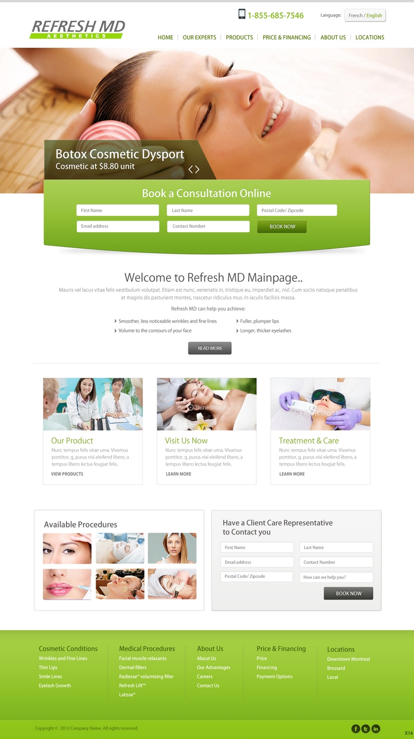 Web Design by pb for LASIK MD | Design #2166446