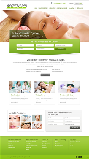 Web Design by pb for LASIK MD | Design: #2166446