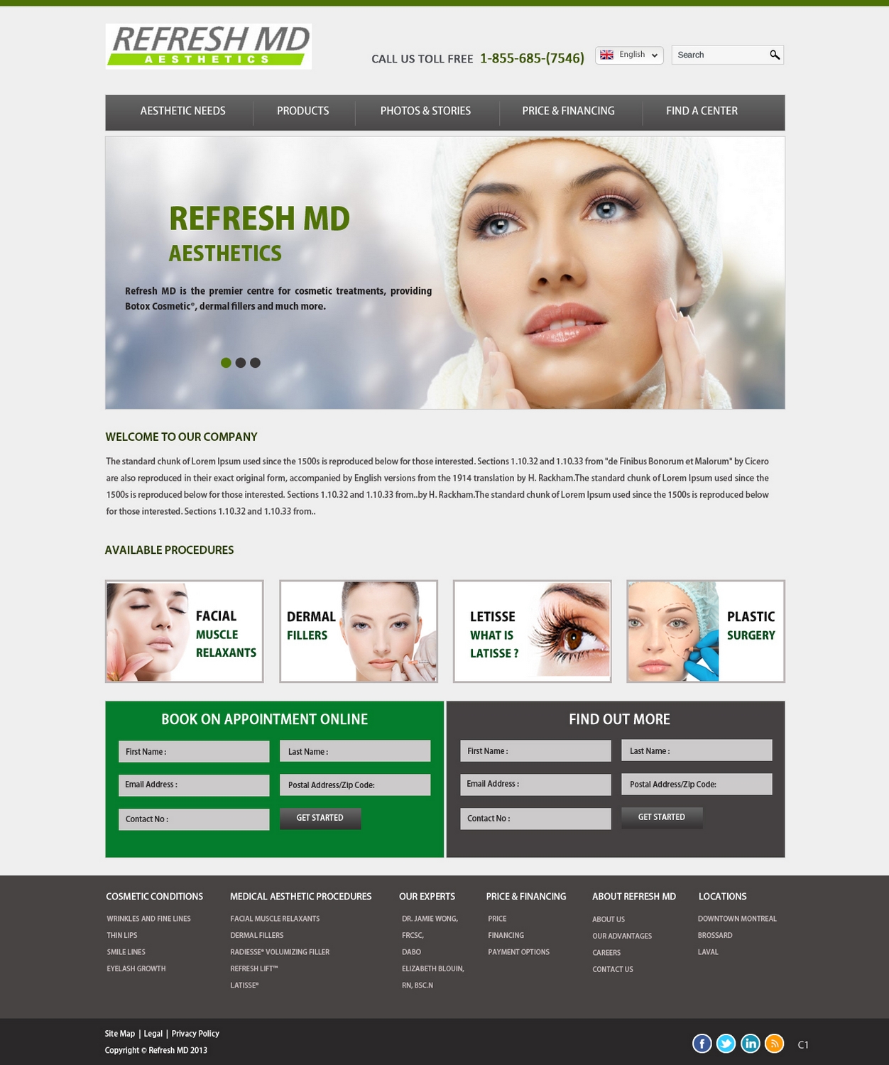 Web Design by pb for LASIK MD | Design #2167833