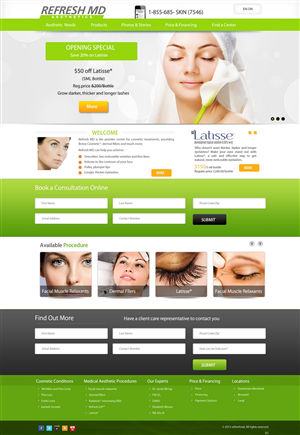 Web Design by pb for LASIK MD | Design: #2167835