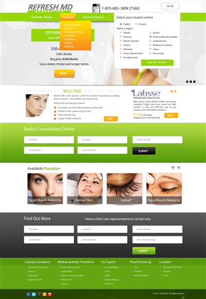 Web Design by pb for LASIK MD | Design: #2167837