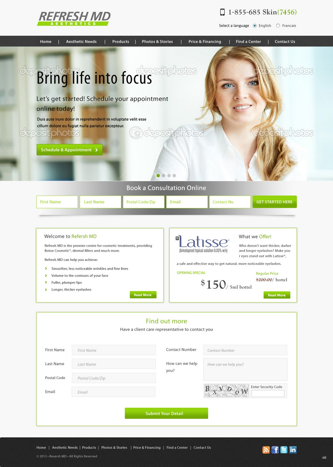 Web Design by pb for LASIK MD | Design #2167839