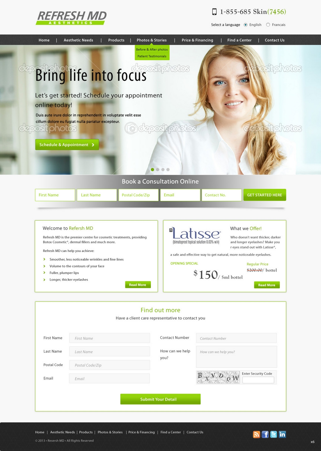 Web Design by pb for LASIK MD | Design #2167840