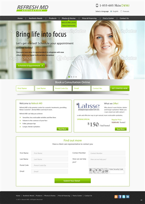 Web Design by pb for LASIK MD | Design: #2167840