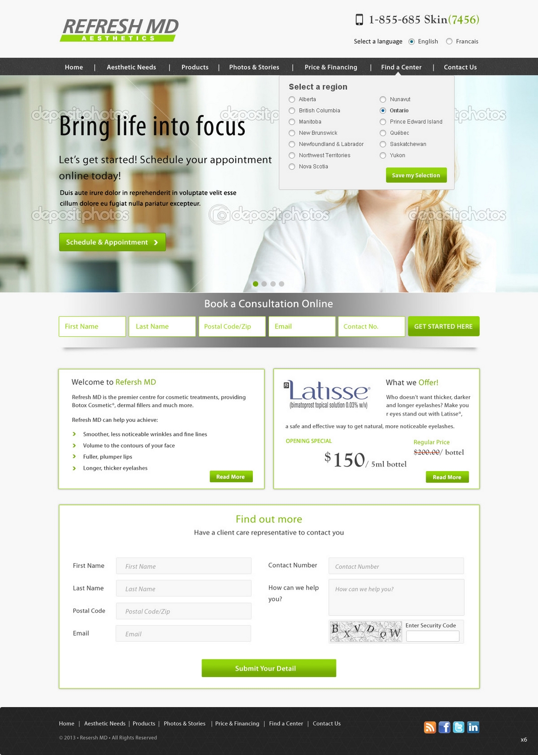 Web Design by pb for LASIK MD | Design #2167841