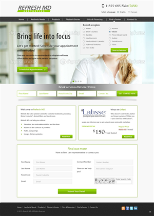 Web Design by pb for LASIK MD | Design: #2167841