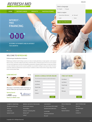 Web Design by pb for LASIK MD | Design: #2172003
