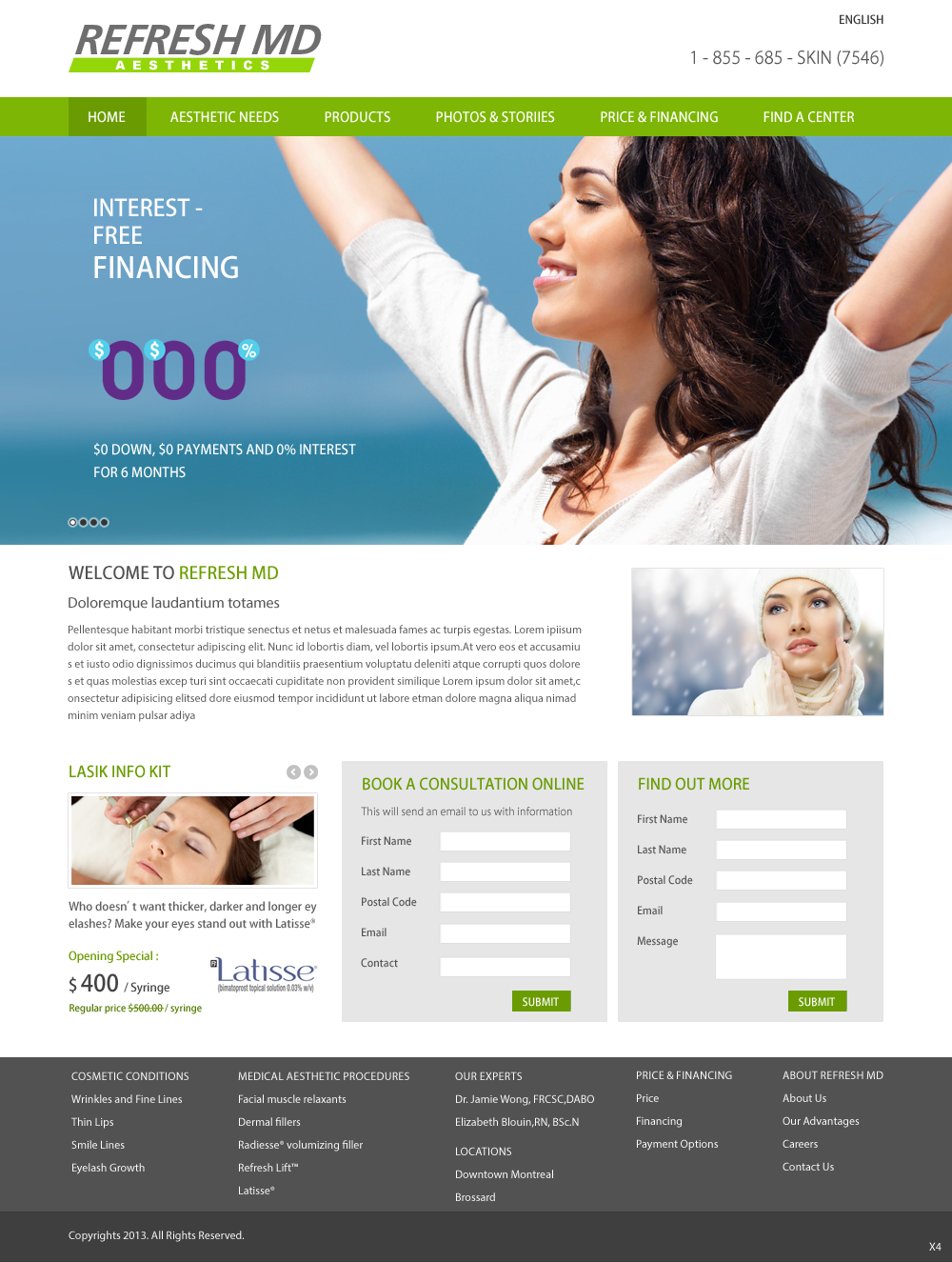 Web Design by pb for LASIK MD | Design #2172005