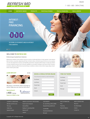 Web Design by pb for LASIK MD | Design: #2172005