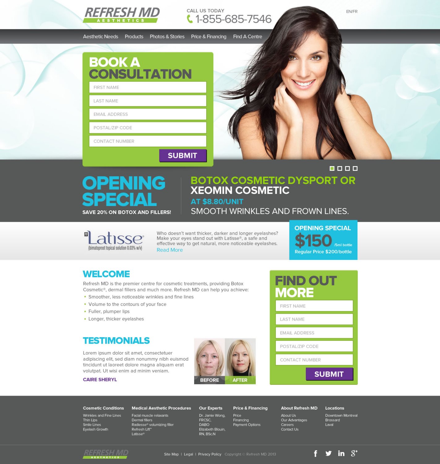 Web Design by TechWise for LASIK MD | Design #2168411