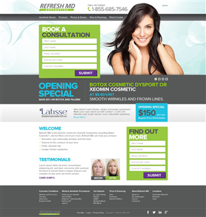 Web Design by TechWise for LASIK MD | Design: #2168411