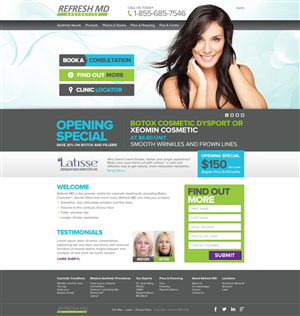 Web Design by TechWise for LASIK MD | Design: #2189697