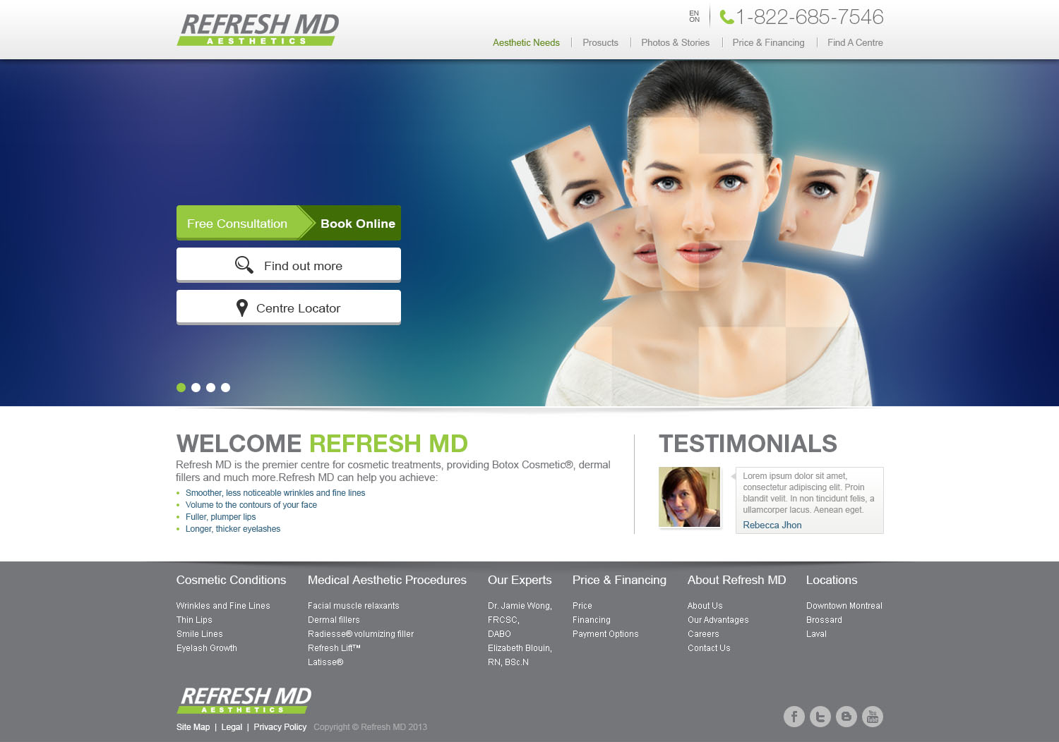 Web Design par TechWise pour LASIK MD | Design #2190415