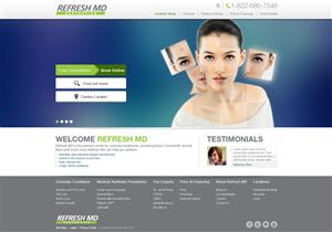 Web Design by TechWise for LASIK MD | Design: #2190415