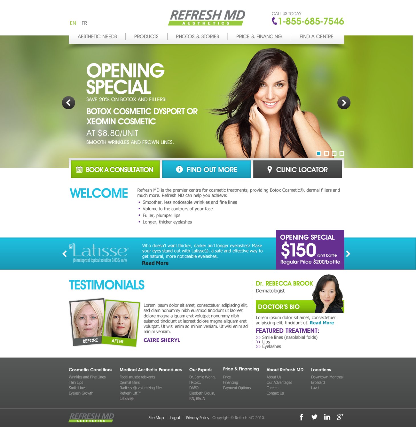Web Design by TechWise for LASIK MD | Design: #2208890