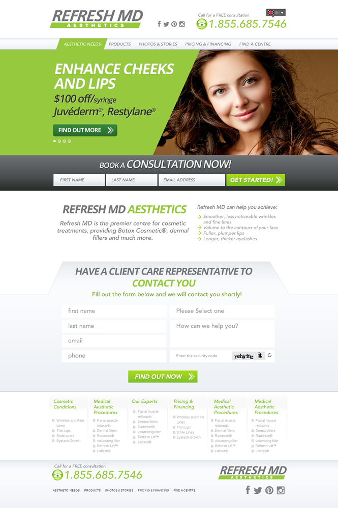 Web Design par Behriatech pour LASIK MD | Design #2166553