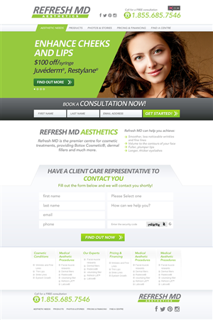 Web Design by Behriatech for LASIK MD | Design #2166553
