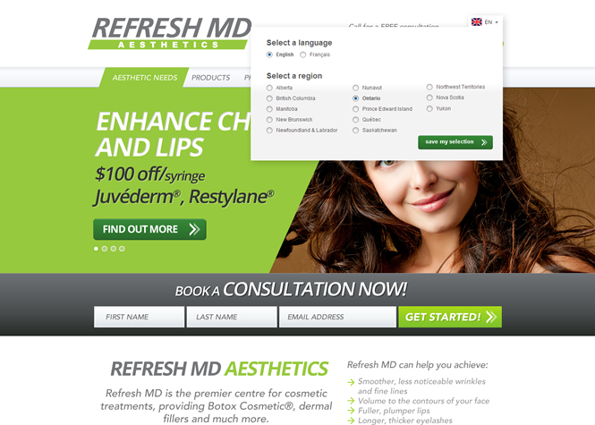 Web Design by Behriatech for LASIK MD | Design #2166554