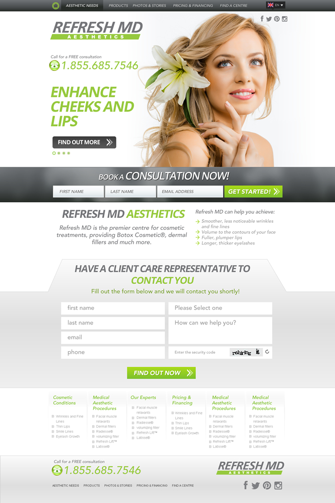 Web Design by Behriatech for LASIK MD | Design #2166556