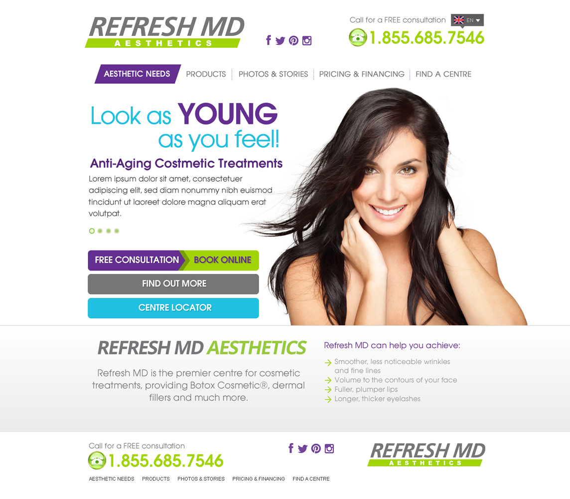 Web Design by Behriatech for LASIK MD | Design #2208684