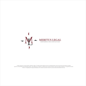 Logo Design by squarepixel for Meritus Legal | Design: #10193521