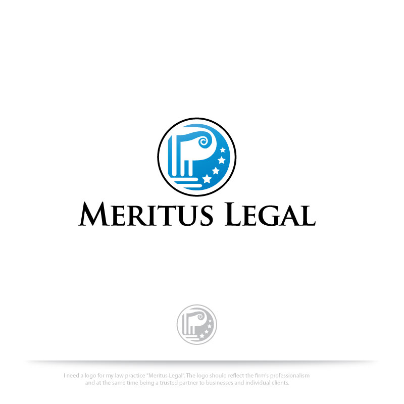 Diseño de Logo por Logoziner para Meritus Legal | Diseño #10217543