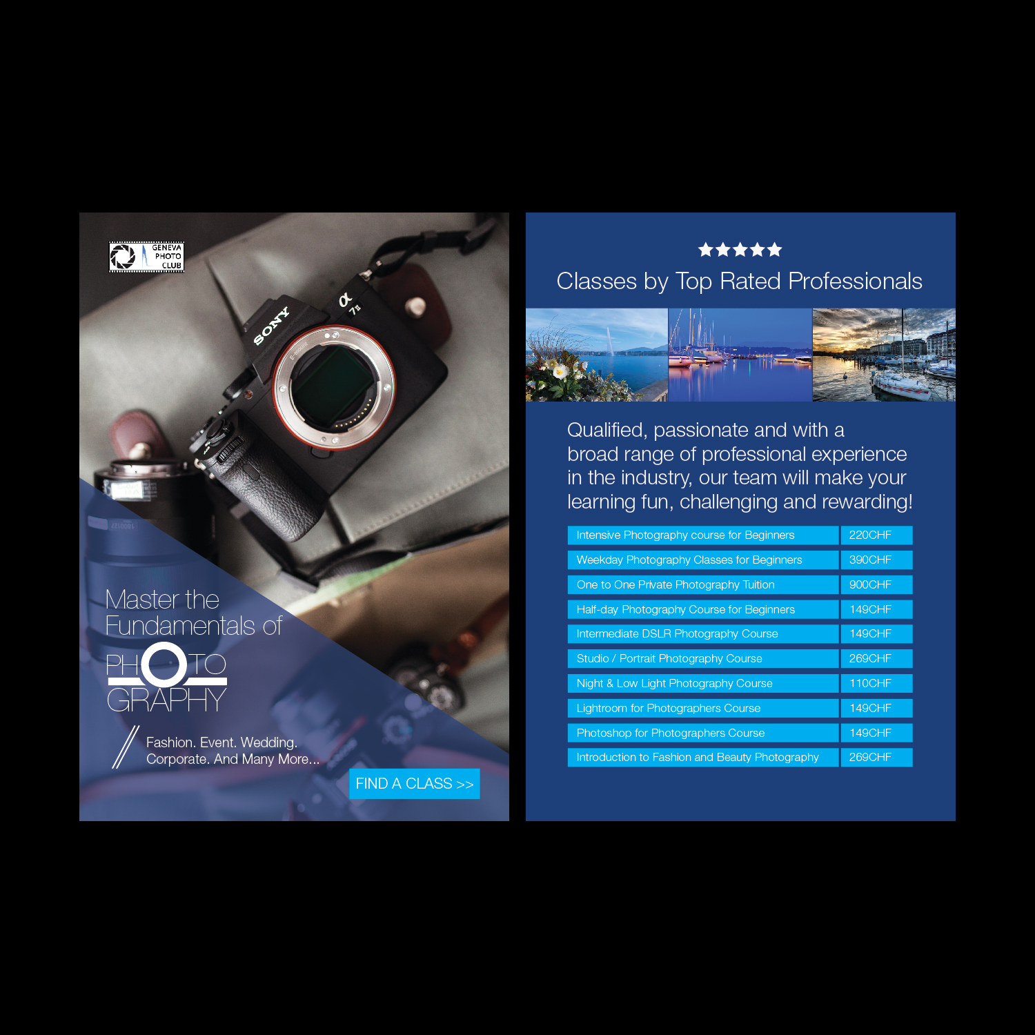 Diseño de Flyer por M K G para Swiss Photo Club | Diseño #10223645