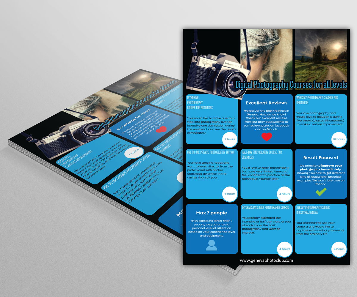 Flyer Design by at-as for Swiss Photo Club | Design #10144827