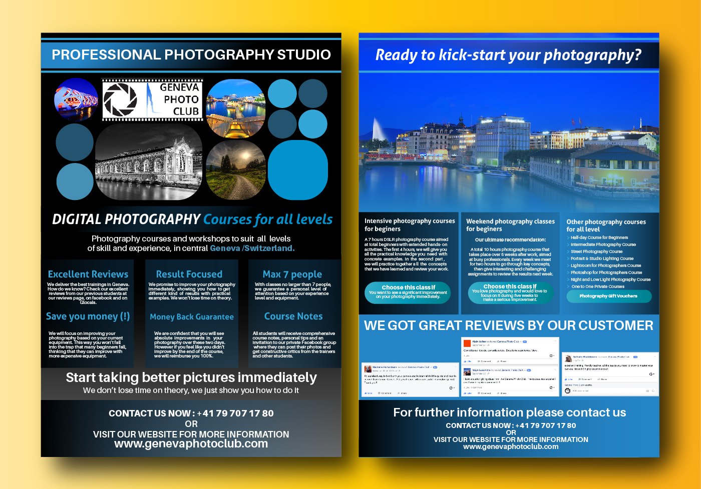 Flyer Design by anshuman1995 for Swiss Photo Club | Design #10242075