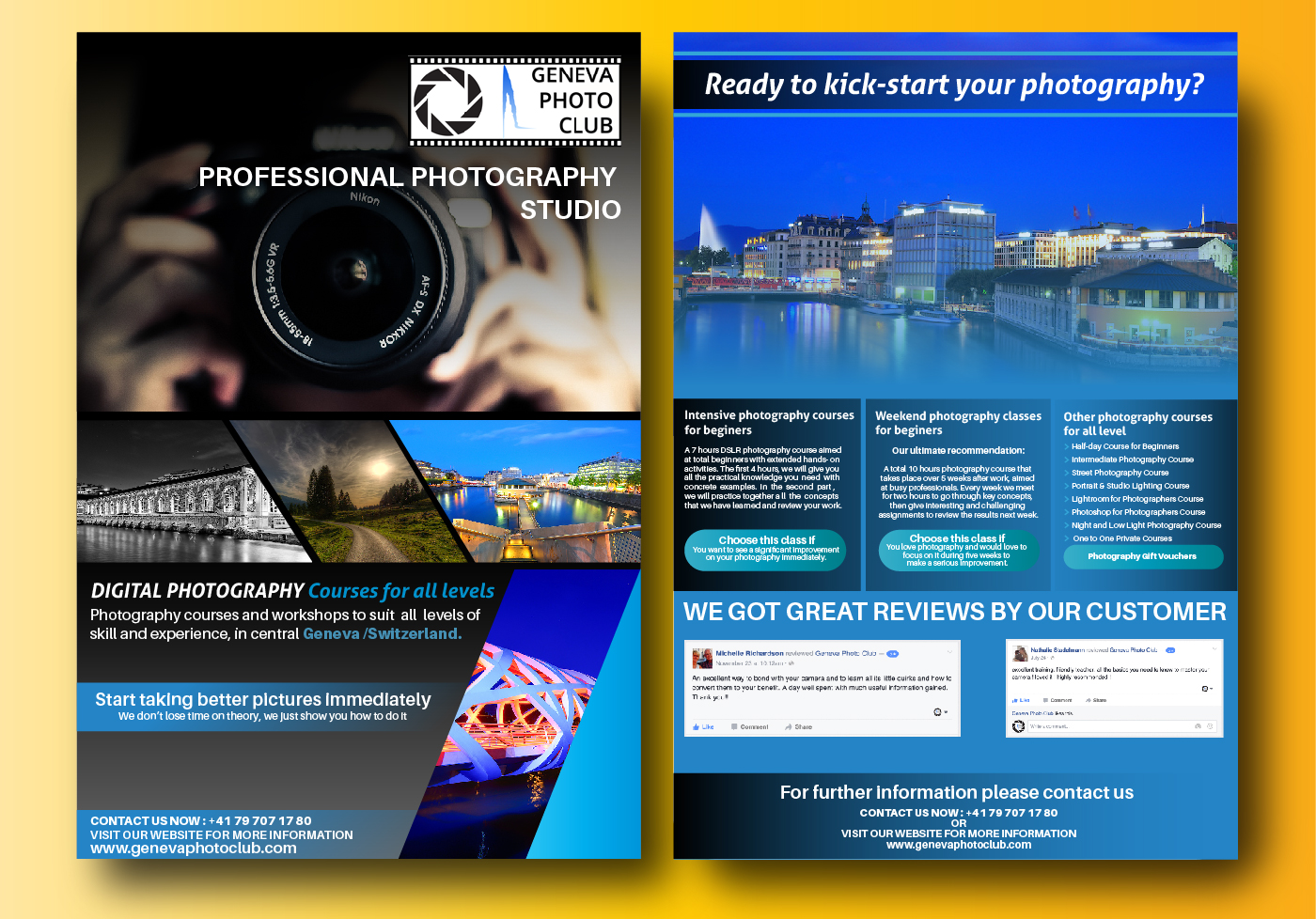 Flyer Design by anshuman1995 for Swiss Photo Club | Design #10246691