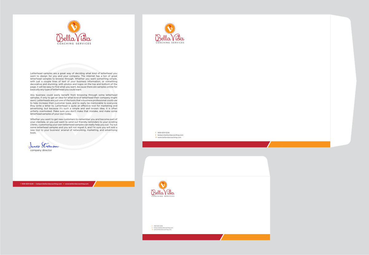Stationery Design by Atvento Graphics for this project | Design #2150038