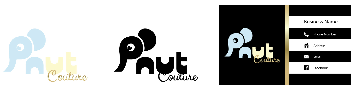 Logo Design by stanistei6a_ for Pnut Couture | Design #10178534