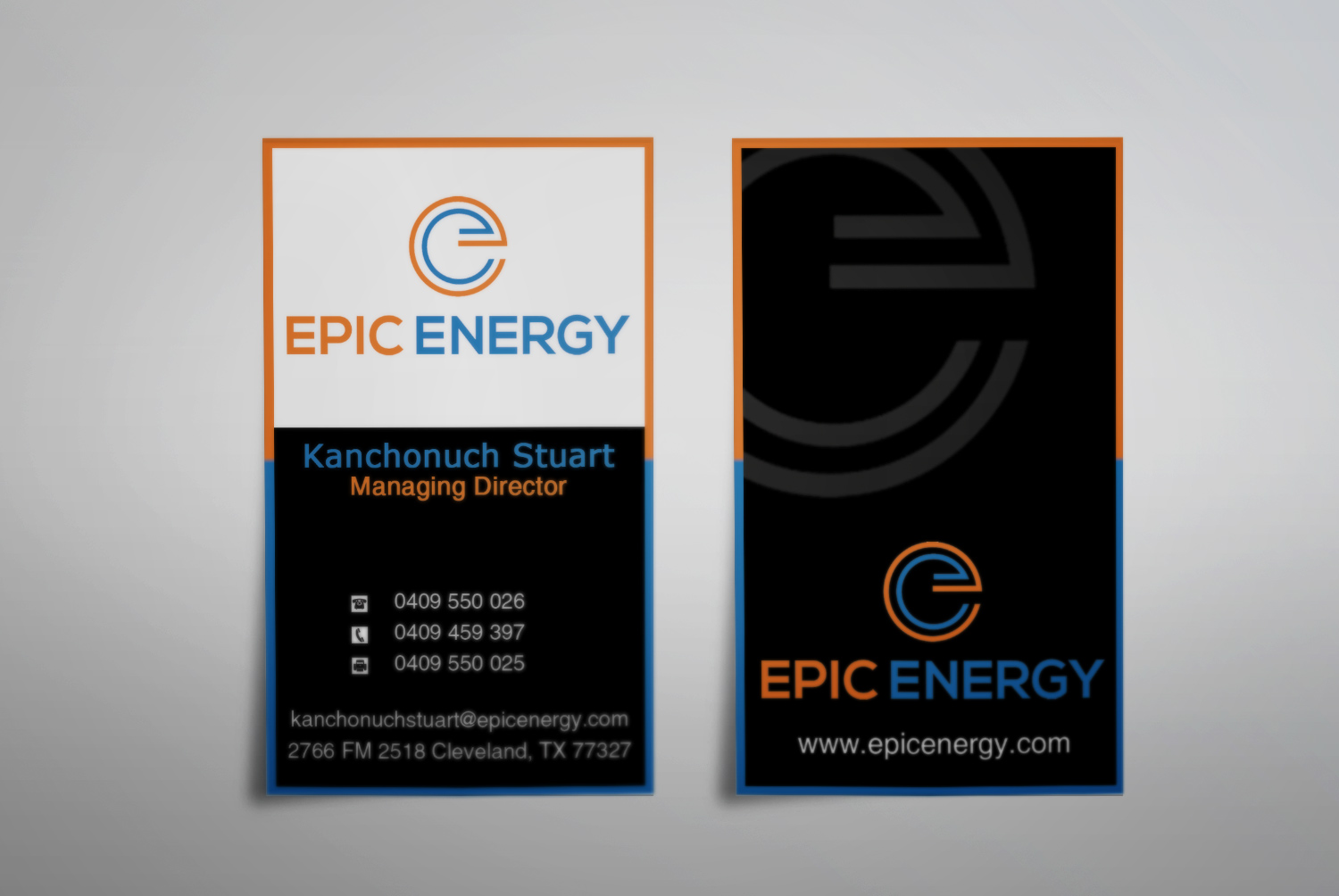 Business Card Design by Lanka Ama for Epic Home Inc. | Design #10107300