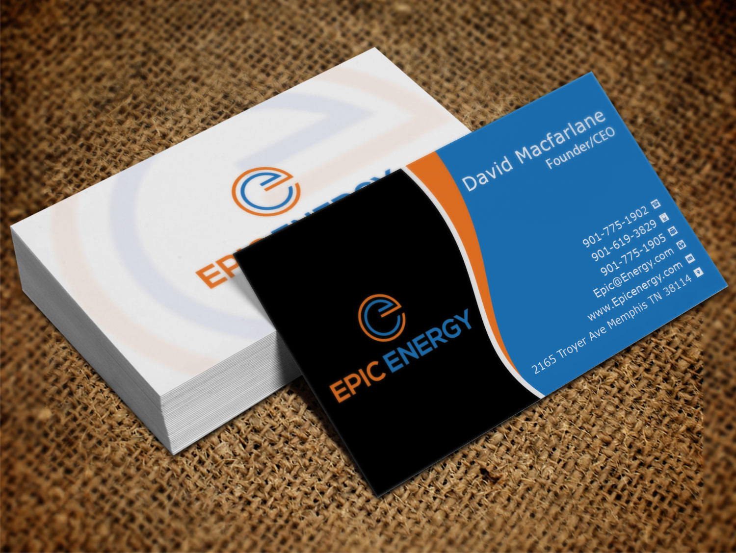 Visitenkarten-Design von Lanka Ama für Epic Home Inc. | Design #10107319