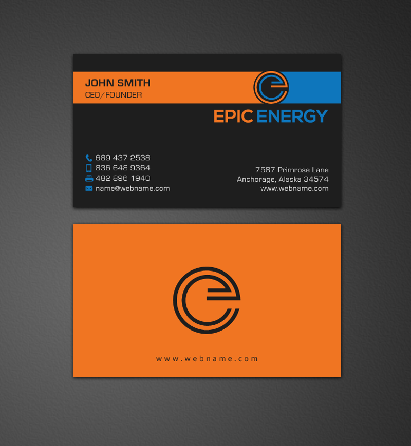 Business Card Design by chandrayaan.creative for Epic Home Inc. | Design #10111414