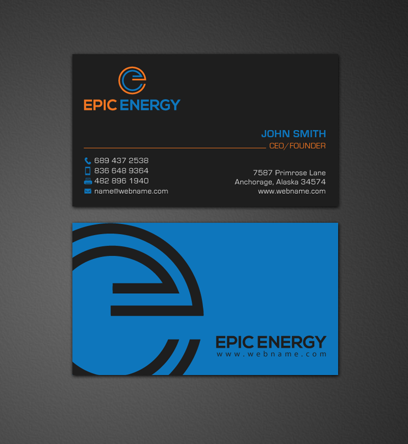 Business Card Design by chandrayaan.creative for Epic Home Inc. | Design #10128975
