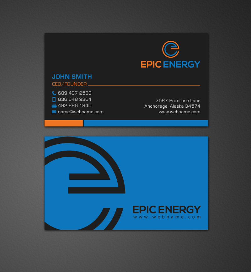 Business Card Design by chandrayaan.creative for Epic Home Inc. | Design #10128976