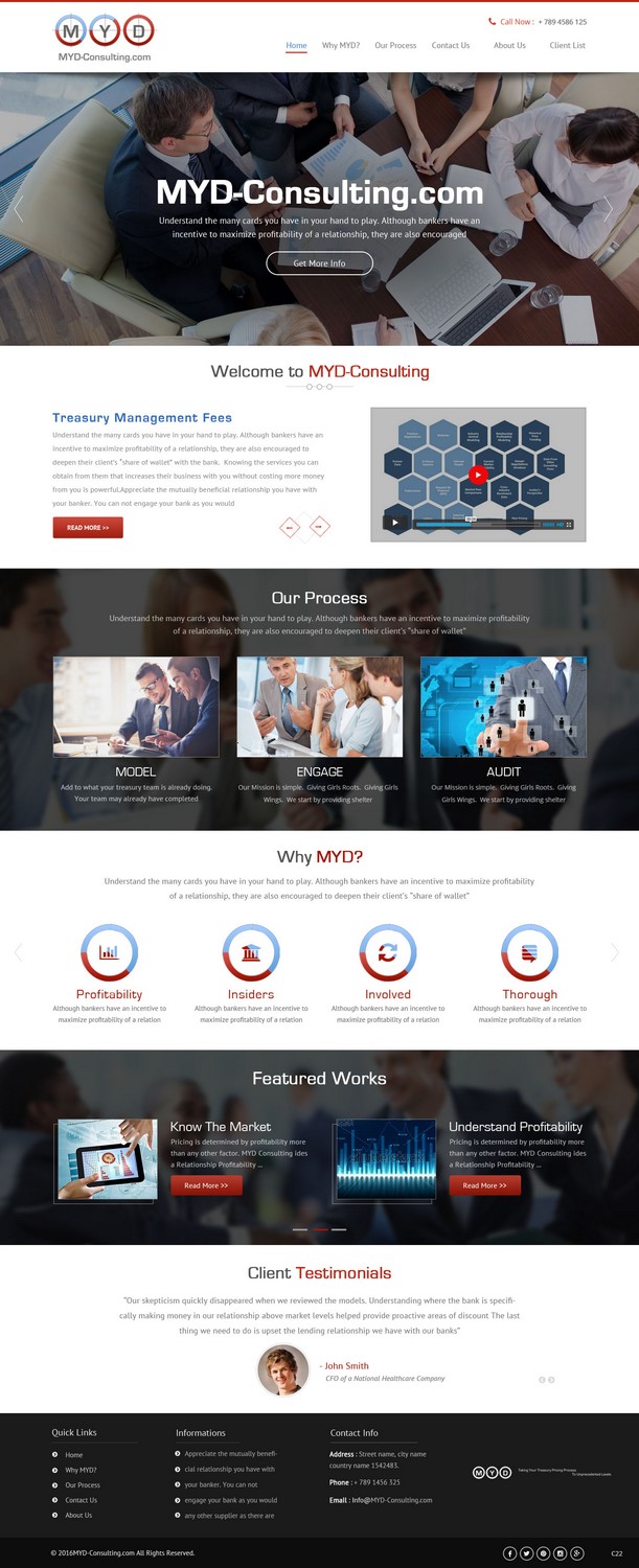 Web Design by pb for this project | Design #10123353