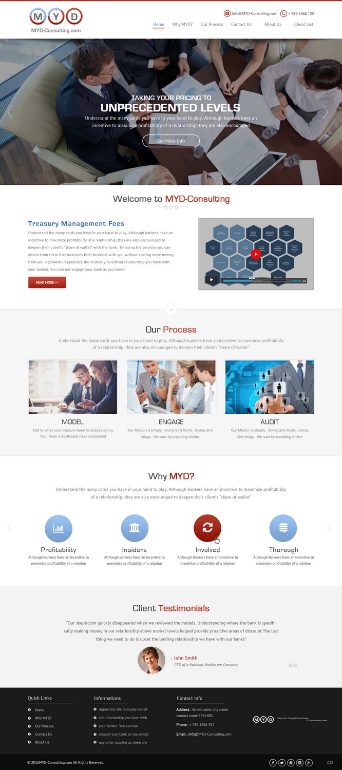 Web Design by pb for this project | Design #10144072