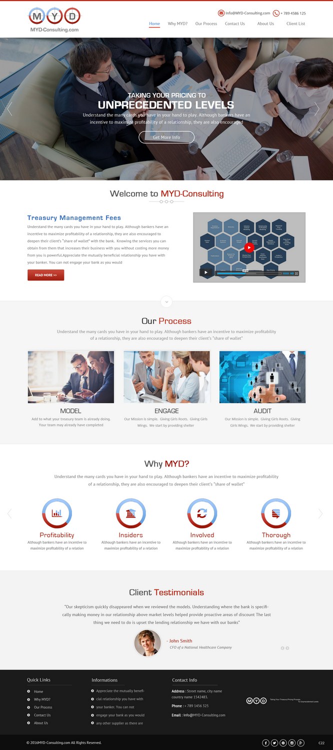 Web Design by pb for this project | Design #10144073