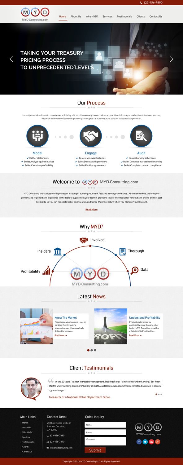 Web Design by Sbss for this project | Design #10122344