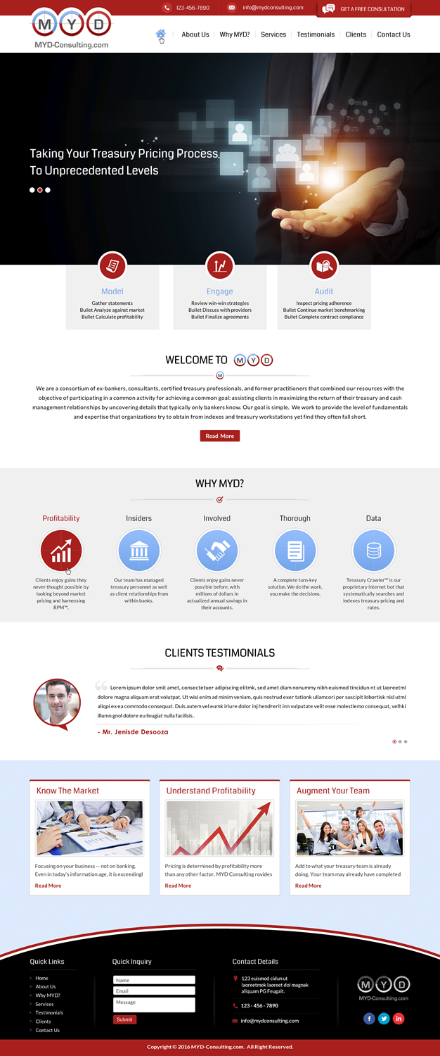 Web Design by Sbss for this project | Design #10122349