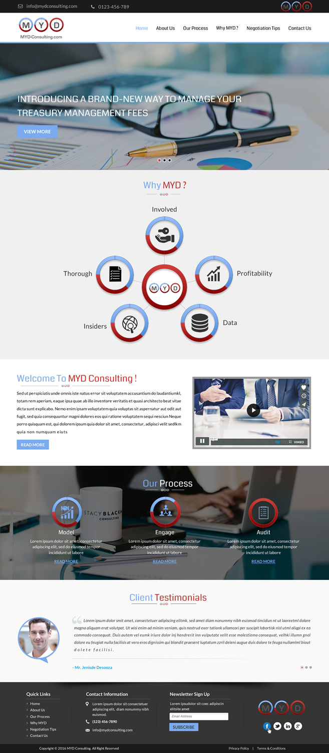 Web Design by Sbss for this project | Design #10155033