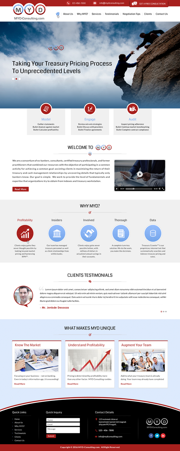 Web Design by Sbss for this project | Design #10158205