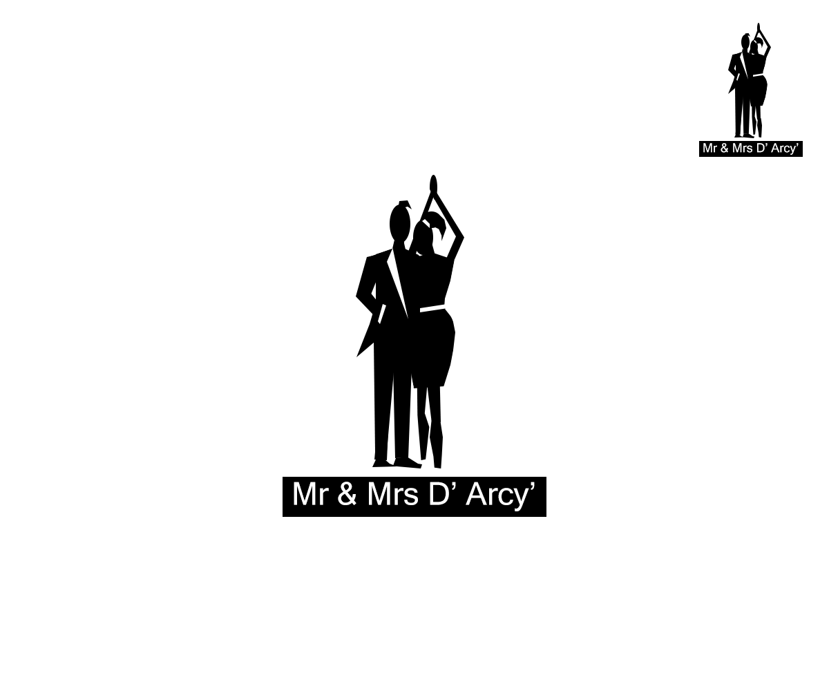Logo-Design von Art Girl für Mr & Mrs D'Arcy | Design #10101159