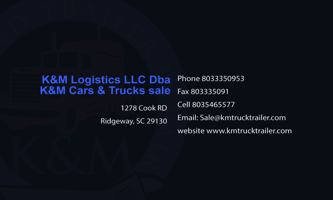 Business Card Design by BehindSymbols for K&M Logistics LLC | Design #11396451