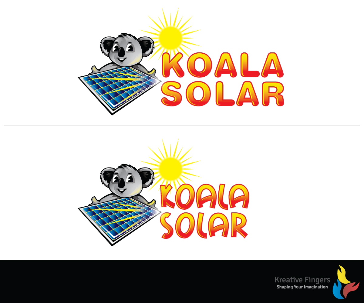 Logo Design by Kreative Fingers for Koala Solar | Design: #10200653