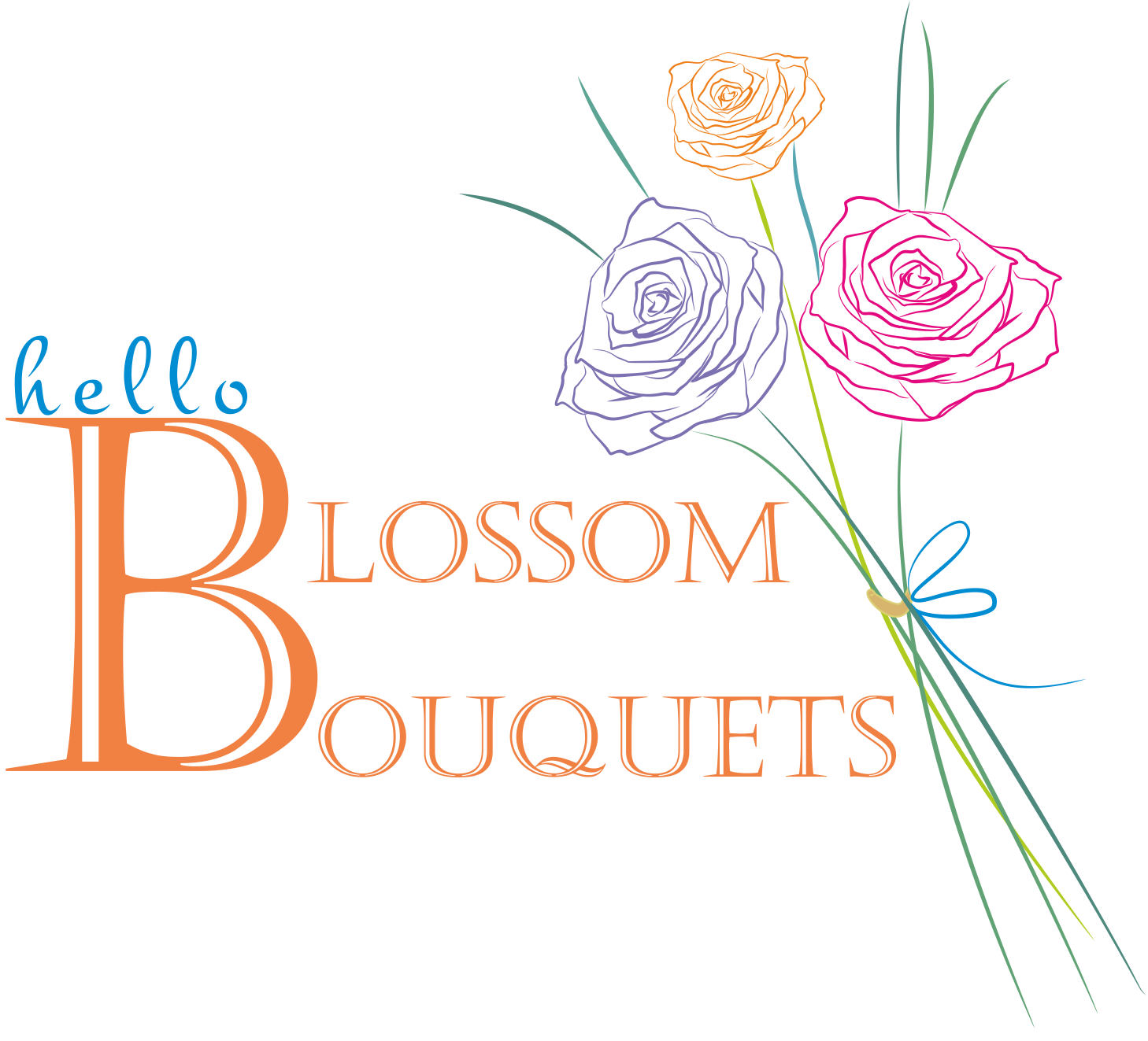 Graphic Design by Doodlersid for Hello Blossom Bouquets | Design #10221845