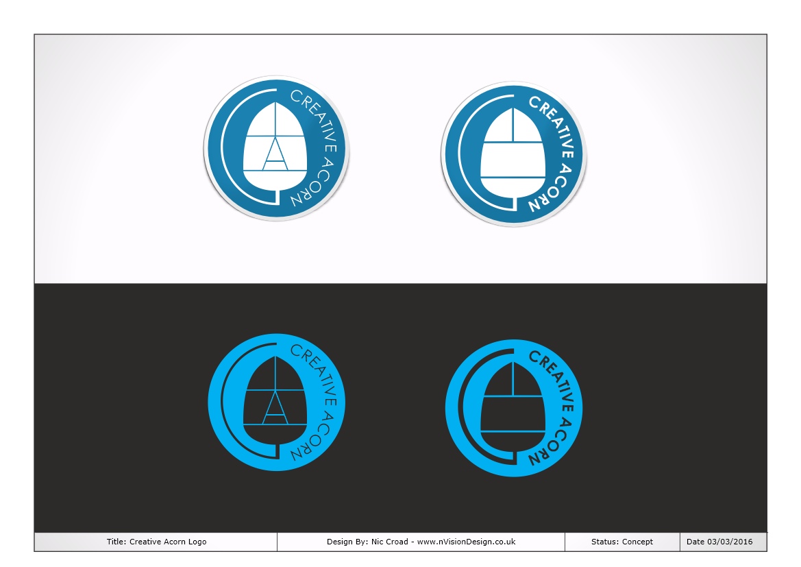 Logo Design by nvisiondesign.co.uk for Creative Acorn | Design #10124630