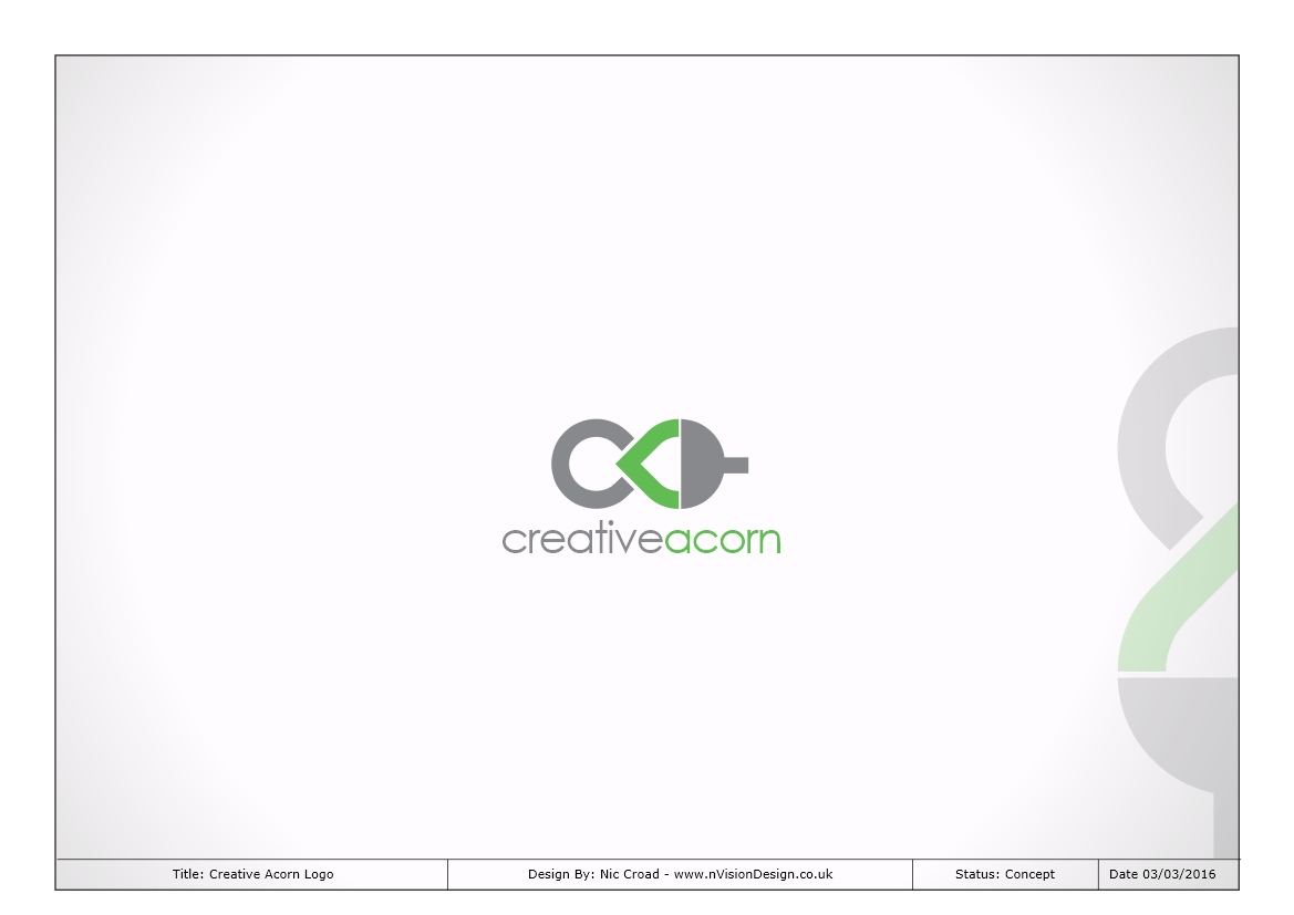 Logo Design by nvisiondesign.co.uk for Creative Acorn | Design #10127316